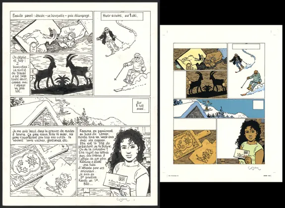 Planche noir et blanc, Yiyun,  Cosey