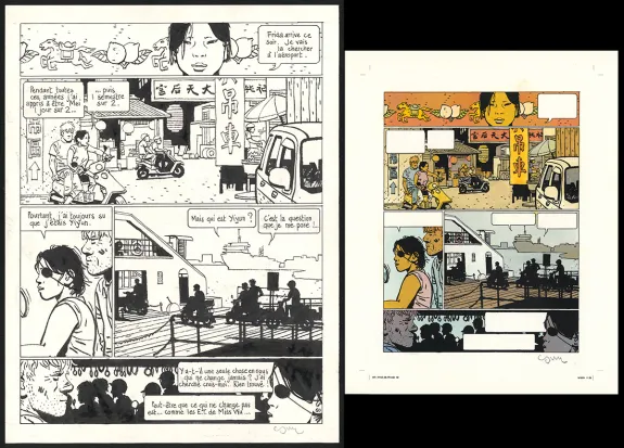 Planche noir et blanc, Yiyun,  Cosey