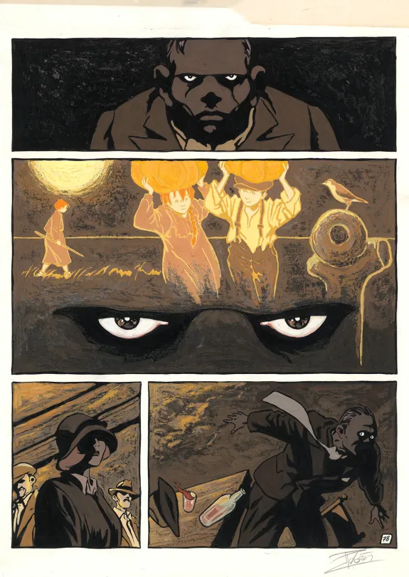 Planche couleur, Le Silence de Malka, Ruben Pellejero