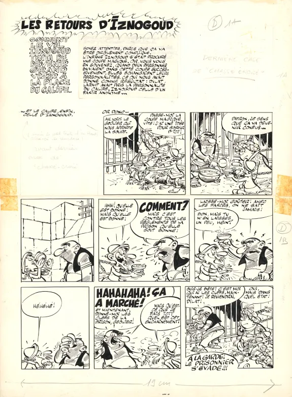 Couverture, Iznogoud, Les Retours d'Iznogoud, Jean Tabary