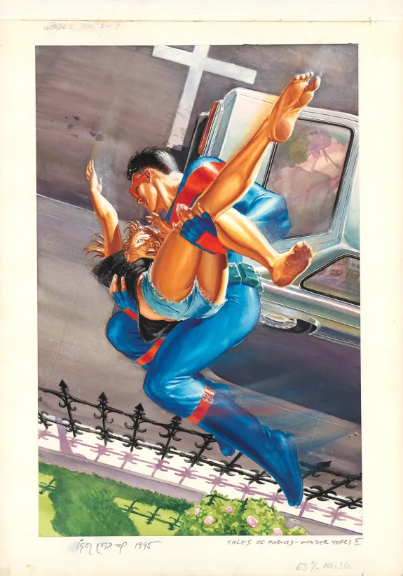 Illustration couleur, Wonder Woman, Wonder Years 2, Igor Kordey