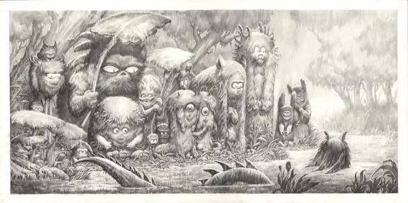 Illustration noir et blanc, Stan Manoukian