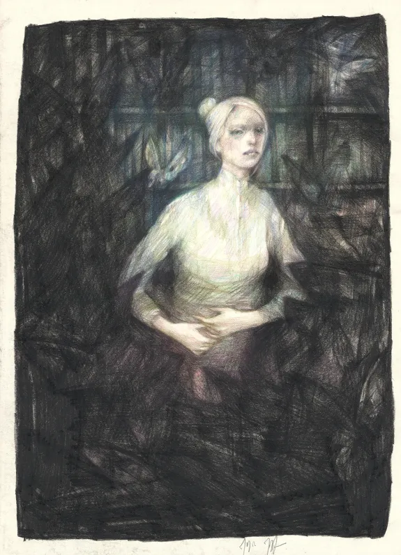 Illustration couleur, Les Sorcières de Venise, L'Élue (T.2), Marco Mazzoni