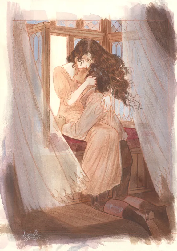 Illustration couleur, Hurlevent (Wuthering Heights), Isabella Mazzanti
