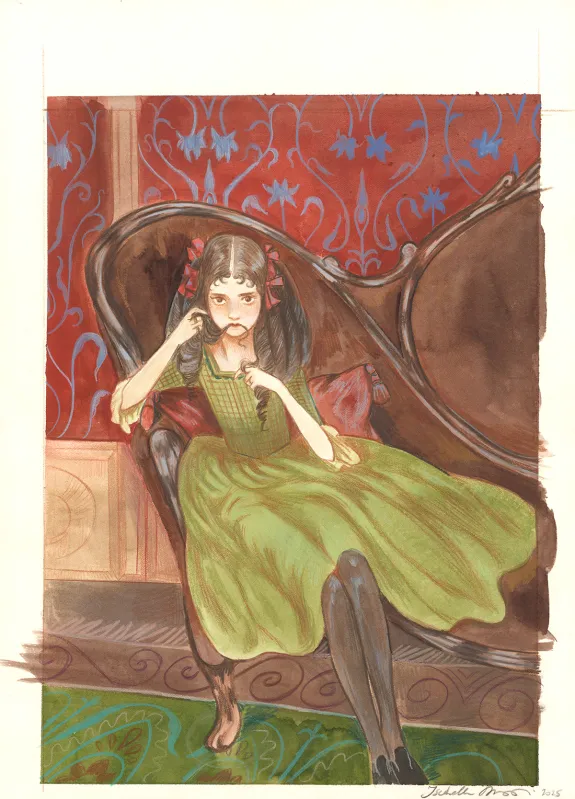 Illustration couleur, Hurlevent (Wuthering Heights), Isabella Mazzanti