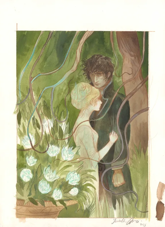 Illustration couleur, Hurlevent (Wuthering Heights), Isabella Mazzanti