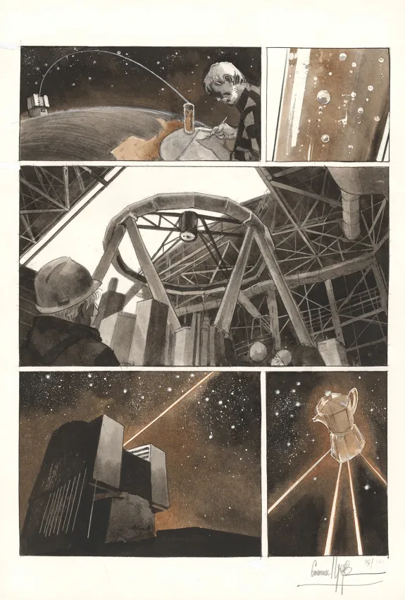 Planche couleur, Au pied des étoiles, Emmanuel Lepage