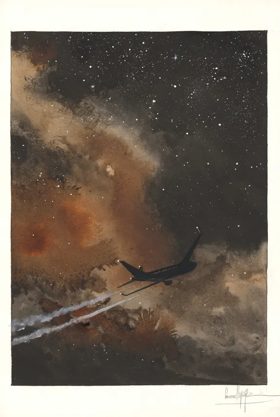 Planche couleur, Au pied des étoiles, Emmanuel Lepage