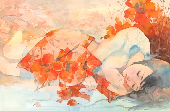 Colored illustration, Mimi,  Wei Yao