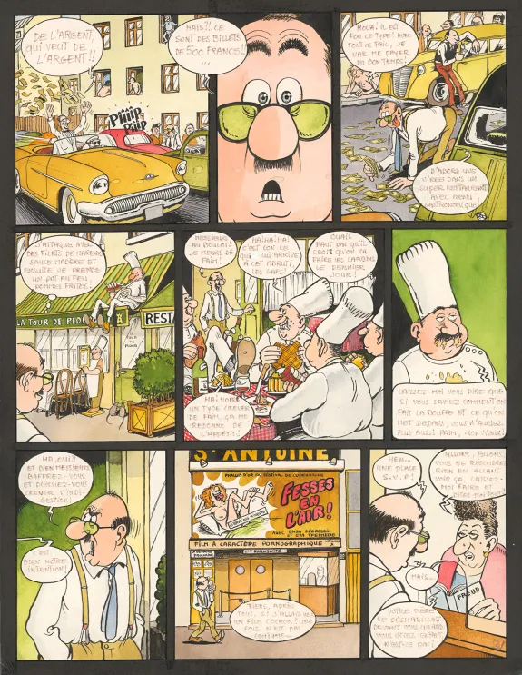 Planche couleur, Le Domaine Hatcliff (T.1), Frank Margerin