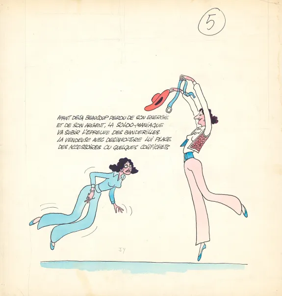 Illustration couleur, Gérard Lauzier