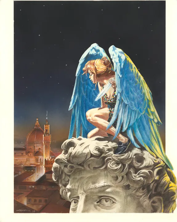 Colored illustration, Tanino Liberatore