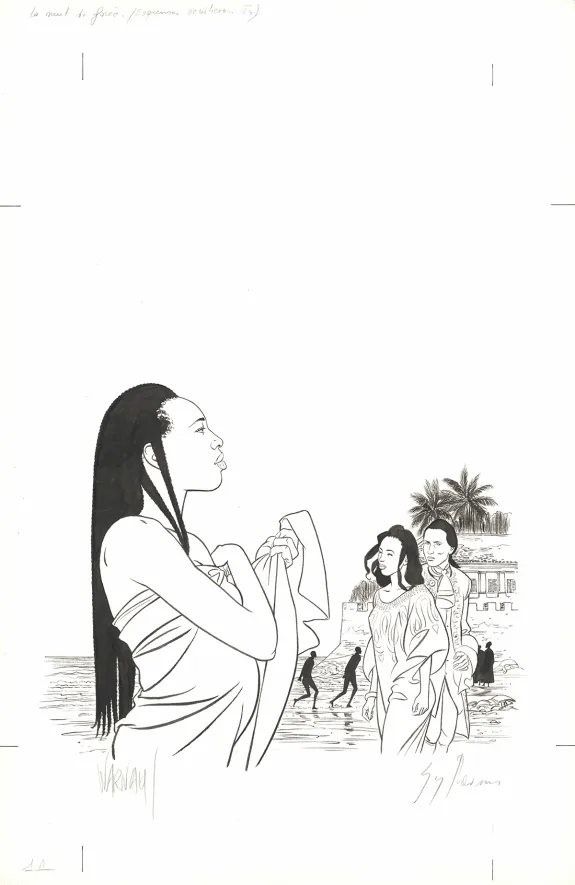 Cover, Les Suites vénitiennes, La Nuit de Gorée (T.4),  Warnauts et Raives