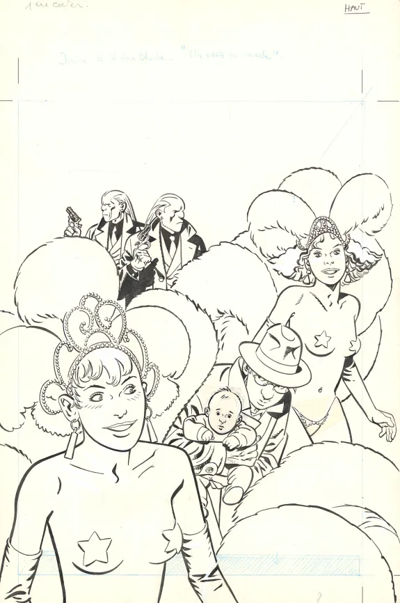 Couverture, Jérôme K. Jérôme Bloche, Un bébé en cavale (T.10), Alain Dodier