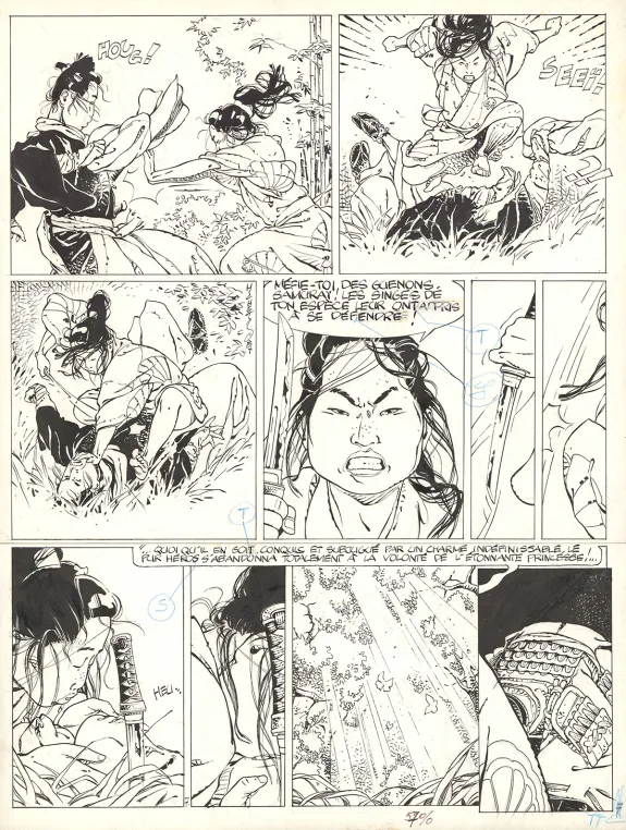 Planche noir et blanc, Kogaratsu, Marc Michetz