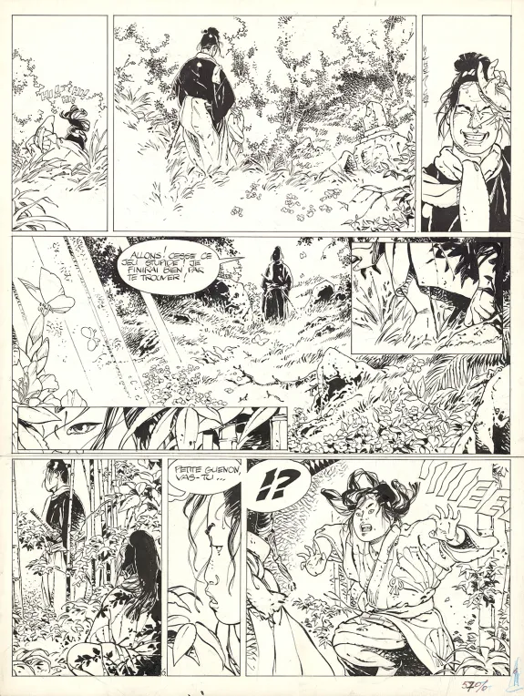Planche noir et blanc, Kogaratsu, Marc Michetz