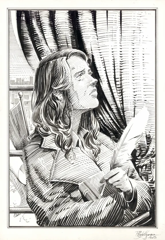 Illustration noir et blanc, OFF, Patrice Réglat-Vizzavona