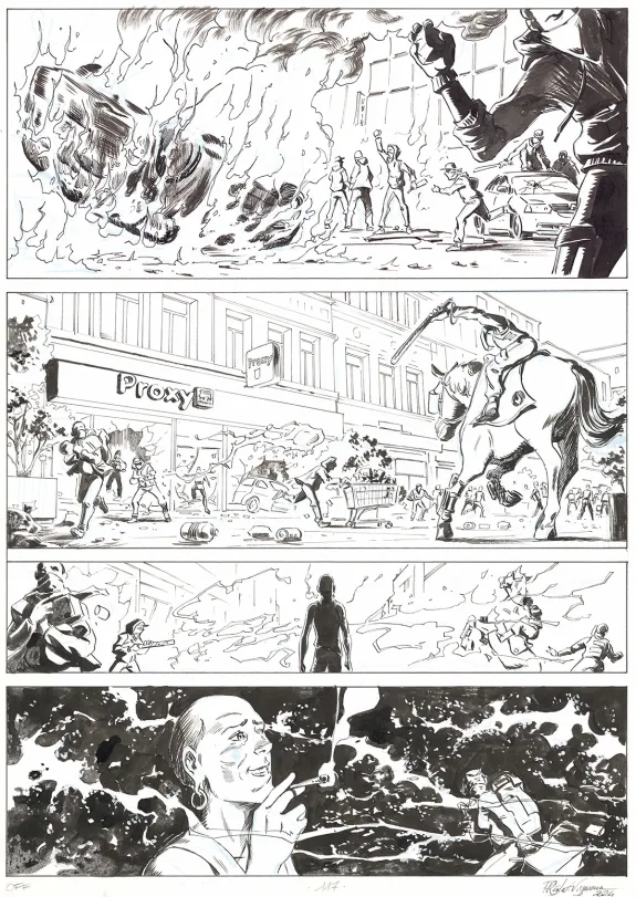 Planche noir et blanc, OFF, Patrice Réglat-Vizzavona