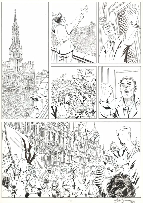 Black and white original page, OFF, Patrice Réglat-Vizzavona