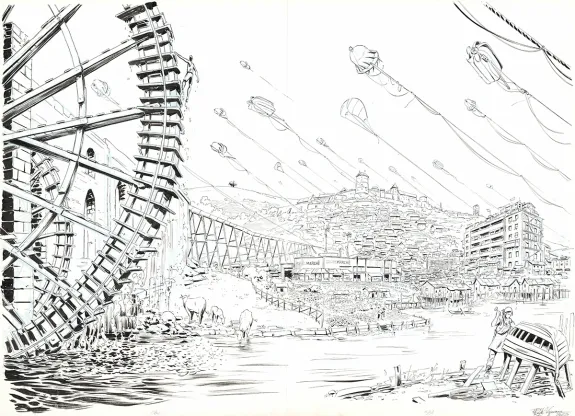 Planche noir et blanc, OFF, Patrice Réglat-Vizzavona