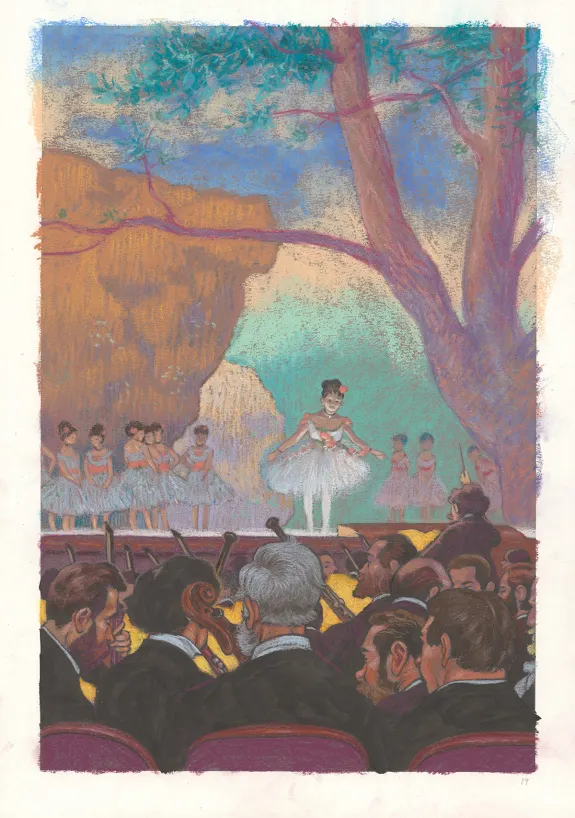 Planche couleur, Degas, La Danse de la Solitude,  Efa