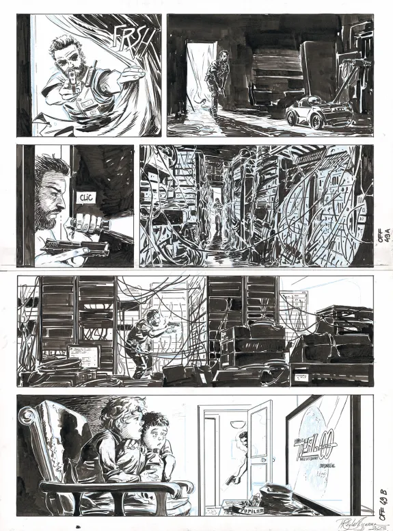 Planche noir et blanc, OFF, Patrice Réglat-Vizzavona