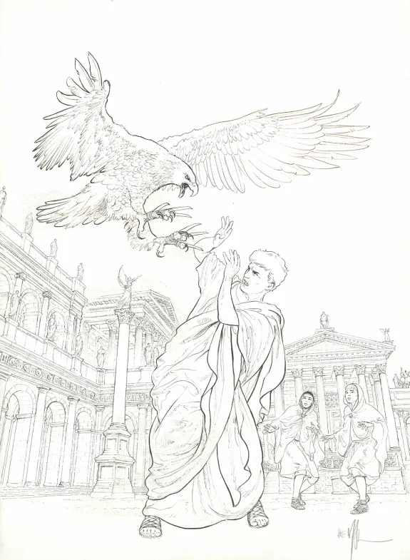 Cover, Alix Senator, Les Aigles de sang (T.1), Thierry Démarez