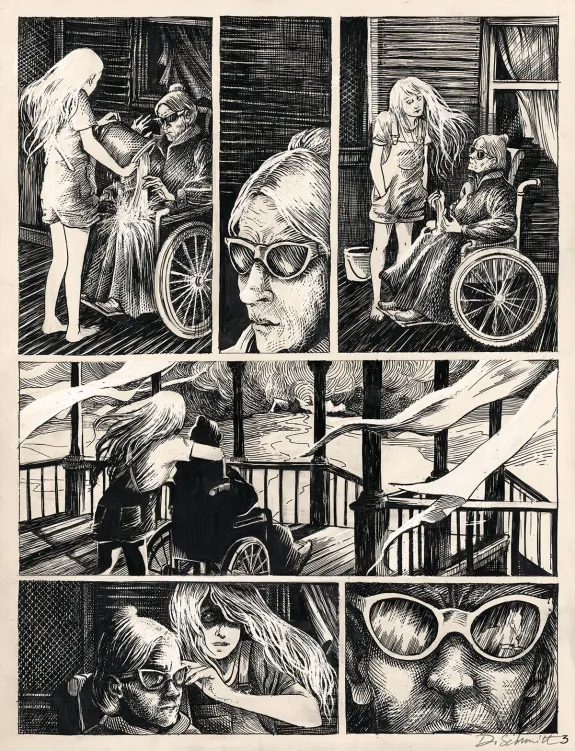 Planche noir et blanc, Daria Schmitt