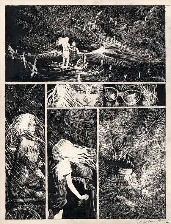 Planche noir et blanc, Daria Schmitt