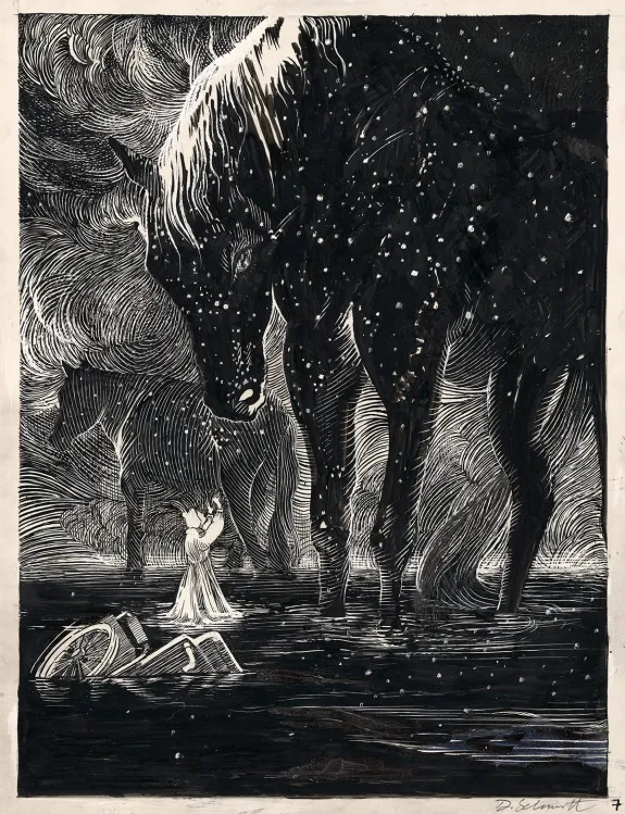 Planche noir et blanc, Daria Schmitt