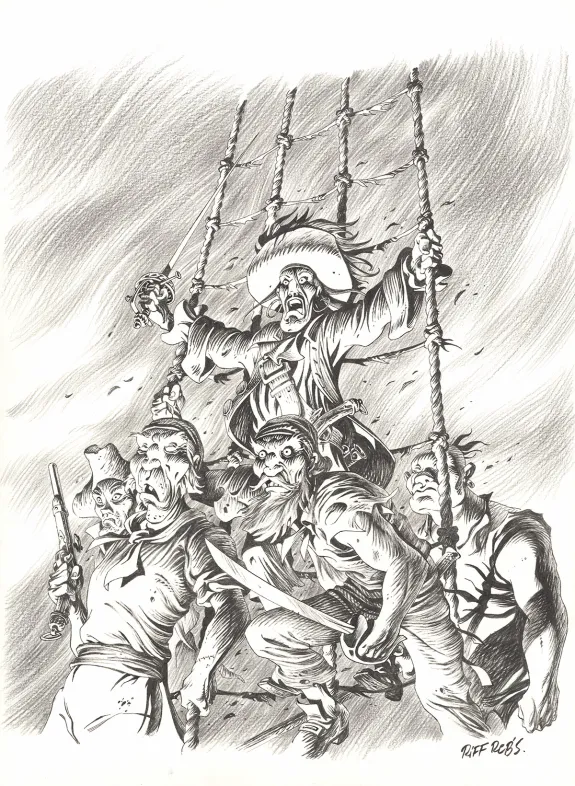 Cover, Kernok le pirate,  Riff Reb's