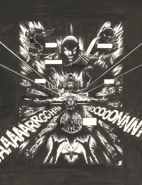 Planche noir et blanc, Lex, Stéphane Collignon