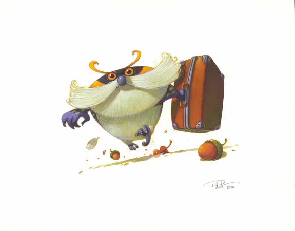 Illustration couleur, Lulu Vroumette, Lulu et le château des Quatre Saisons, Frédéric Pillot