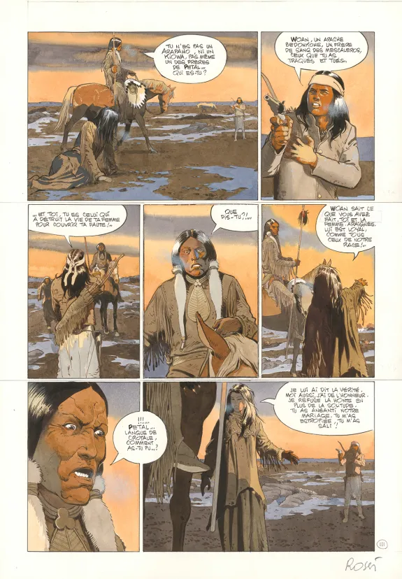 Planche couleur, Comanche Trail, Christian Rossi