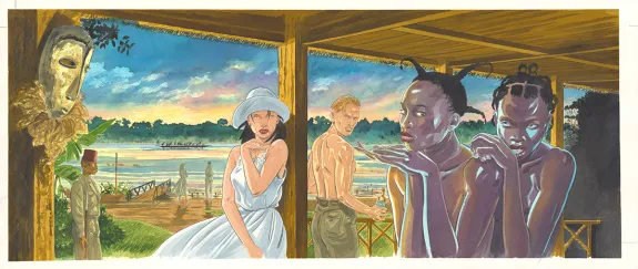 Cover, Congo Blanc,  Warnauts et Raives