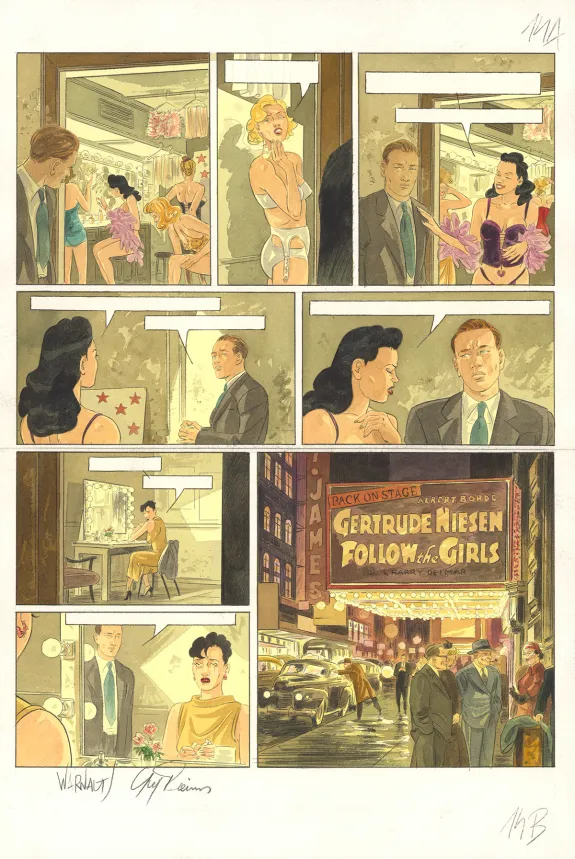 Planche couleur, Purple Heart, Le Sauveur (T.1),  Warnauts et Raives