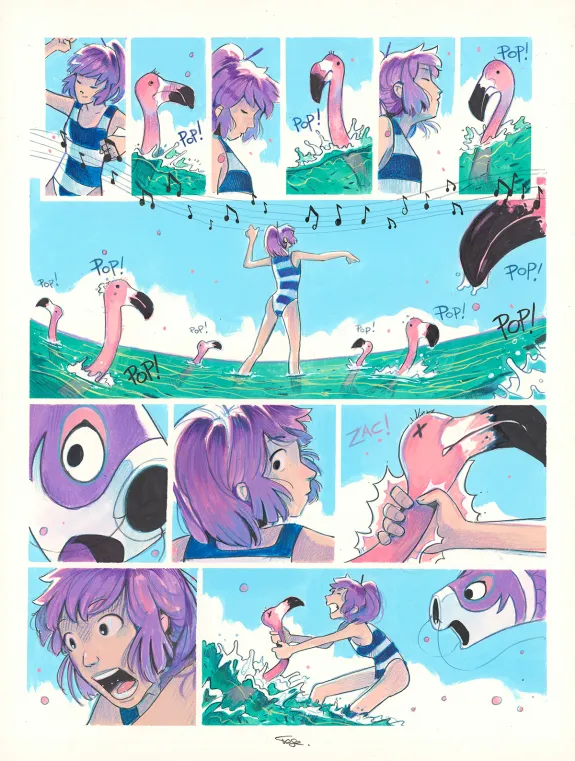 Planche couleur, Maison Croa Croa, Davide Tosello