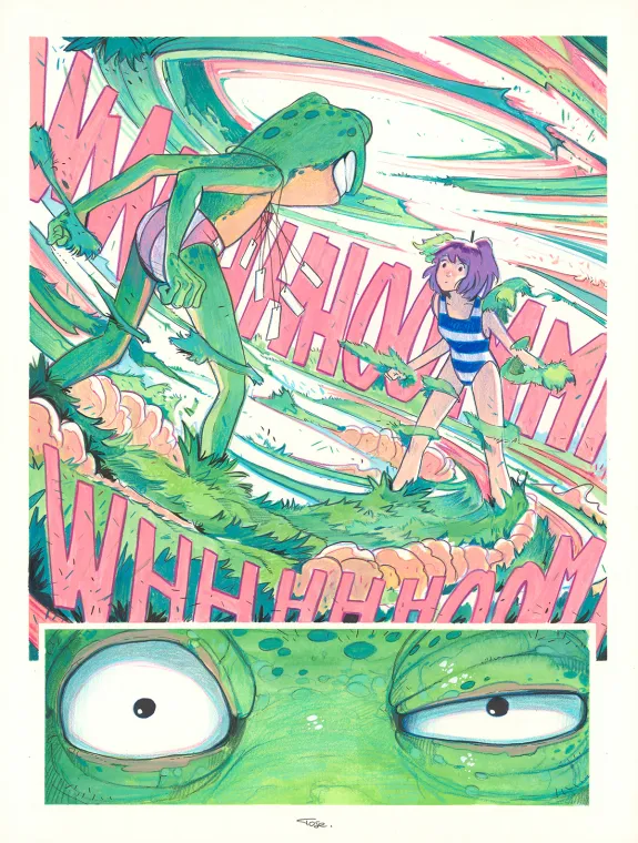 Planche couleur, Maison Croa Croa, Davide Tosello