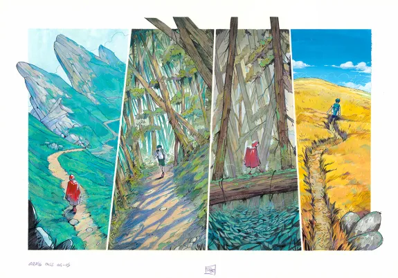 Planche couleur, Maison Croa Croa, Davide Tosello