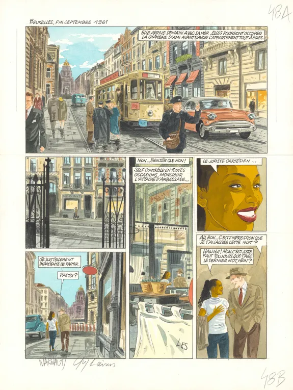 Colored original page, Les Jours heureux, Nouvelle vague (T.2),  Warnauts et Raives