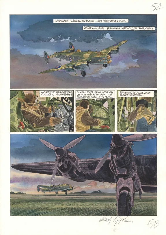 Planche couleur, Ciel d'orages, Harvest Moons (T.2),  Warnauts et Raives