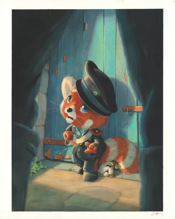 Colored illustration, On a volé doudou !, Quentin Gréban