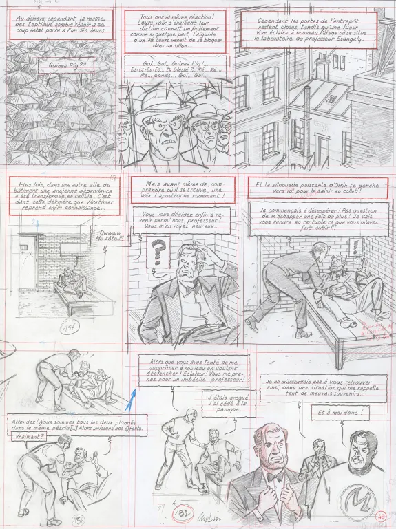 Crayonné, Blake et Mortimer, Antoine Aubin