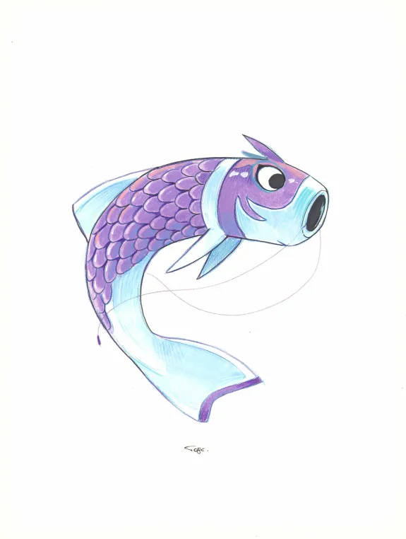 Colored illustration, Maison Croa Croa, Davide Tosello