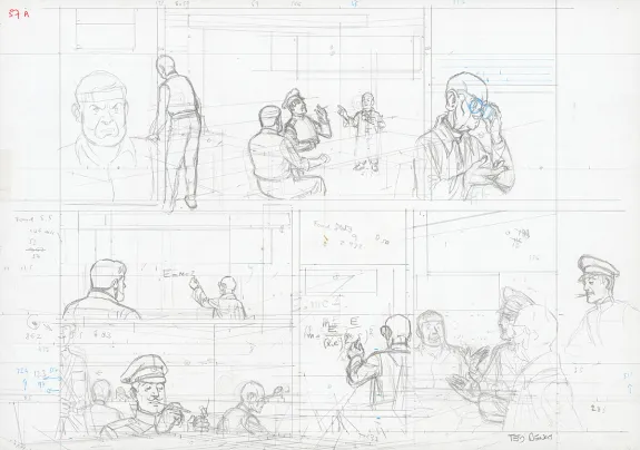Sketch, Blake et Mortimer, Ted Benoit