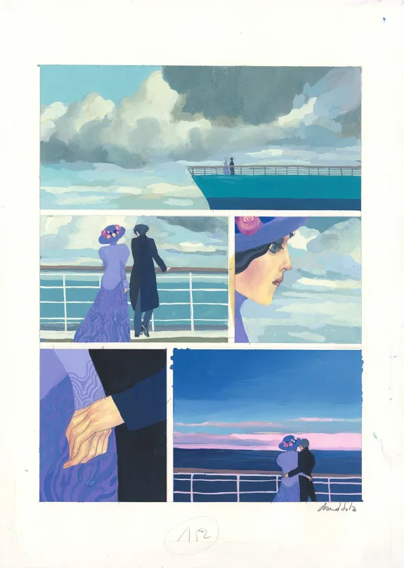 Planche couleur, Frankenstein, David Sala