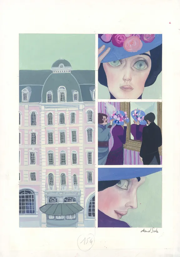Planche couleur, Frankenstein, David Sala