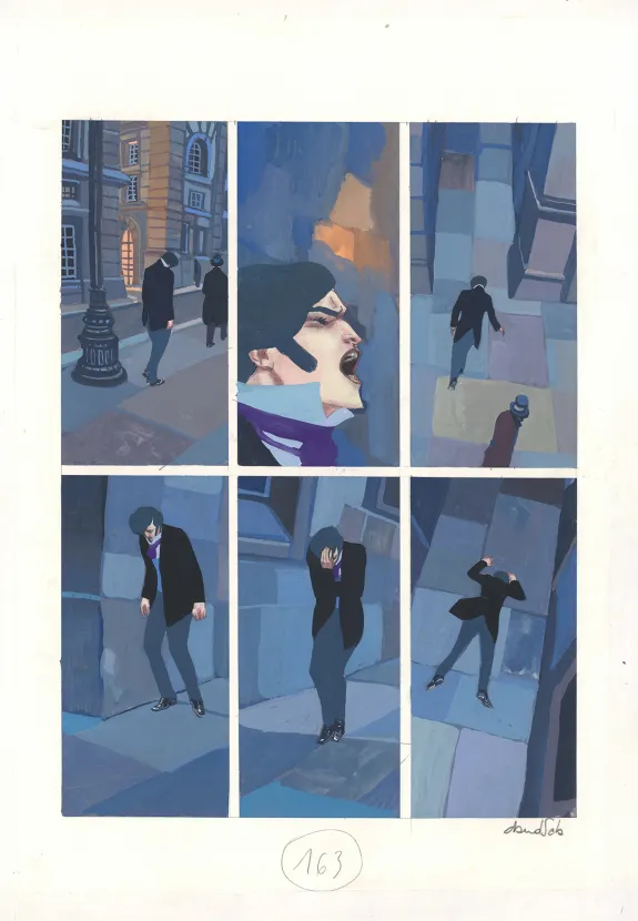 Planche couleur, Frankenstein, David Sala