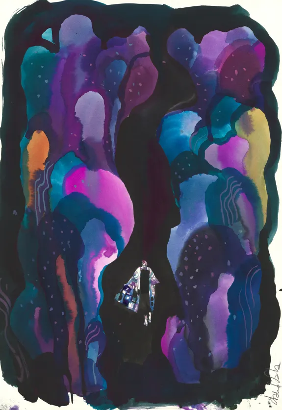 Illustration couleur, Frankenstein, David Sala