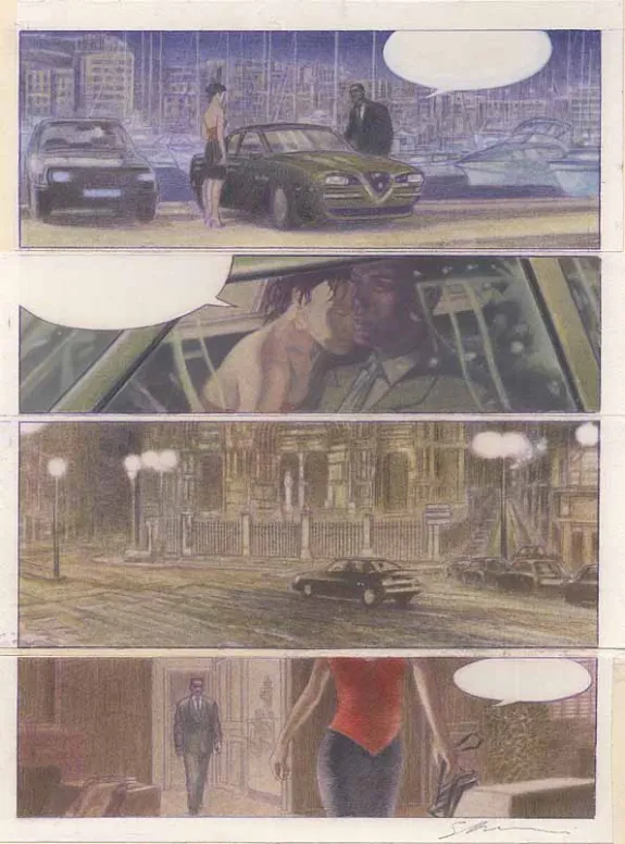 Colored original page, Sexual killer, Didier Eberoni